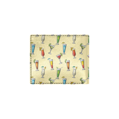 Cocktail Pattern Print Design 02 Men's ID Card Wallet