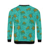 Sea Turtle Pattern Print Design T010 Men Long Sleeve Sweatshirt