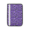 Leopard Purple Skin Print Car Seat Belt Cover