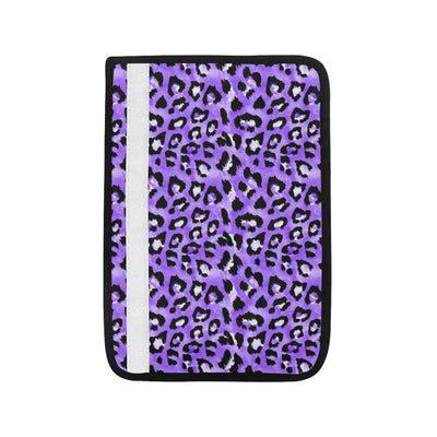 Leopard Purple Skin Print Car Seat Belt Cover