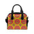 Peace Sign Pattern Print Design A01 Shoulder Handbag