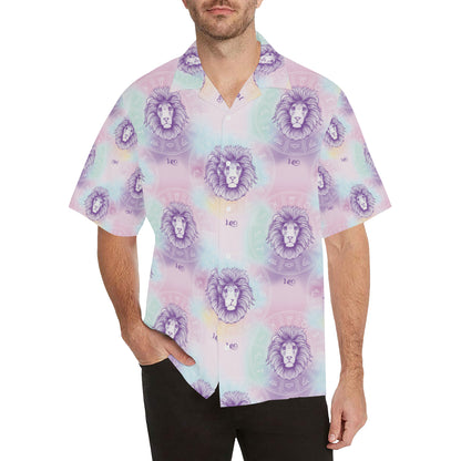 Leo Pattern Print Design 03 Men's Hawaiian Shirt