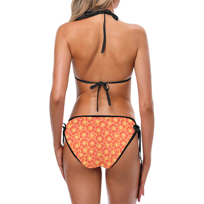 Grapefruit Pattern Print Design GF06 Bikini