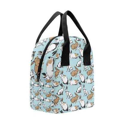Rabbit Pattern Print Design RB018 Insulated Lunch Bag