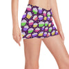 Cupcake Pattern Print Design CP07 Yoga Shorts