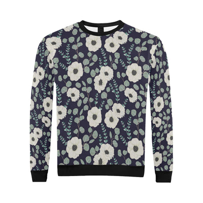 Anemone Pattern Print Design AM01 Men Long Sleeve Sweatshirt