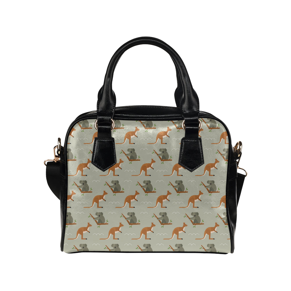 Koala Pattern Print Design 03 Shoulder Handbag