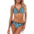 Blue Hibiscus Pattern Print Design HB011 Bikini
