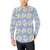 Lotus Pattern Print Design 04 Men's Long Sleeve Shirt