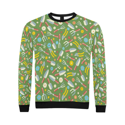 Gardening Pattern Print Design G06 Men Long Sleeve Sweatshirt