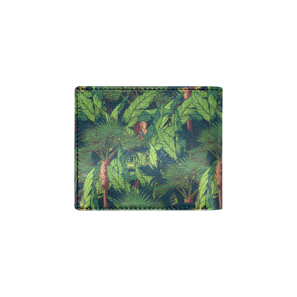 Rainforest Pattern Print Design A01 Men's ID Card Wallet