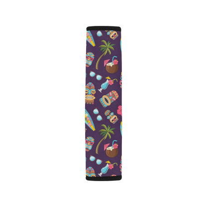 Hawaiian Themed Pattern Print Design H024 Car Seat Belt Cover