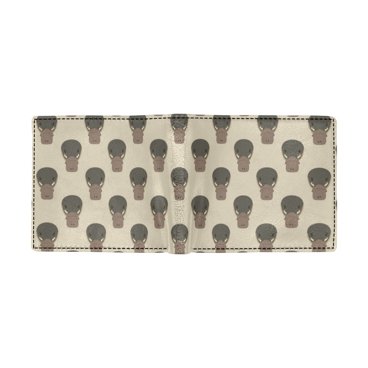 Platypus Pattern Print Design A03 Men's ID Card Wallet