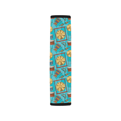Percussion Pattern Print Design 03 Car Seat Belt Cover