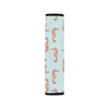 SeaHorse Pattern Print Design 01 Car Seat Belt Cover