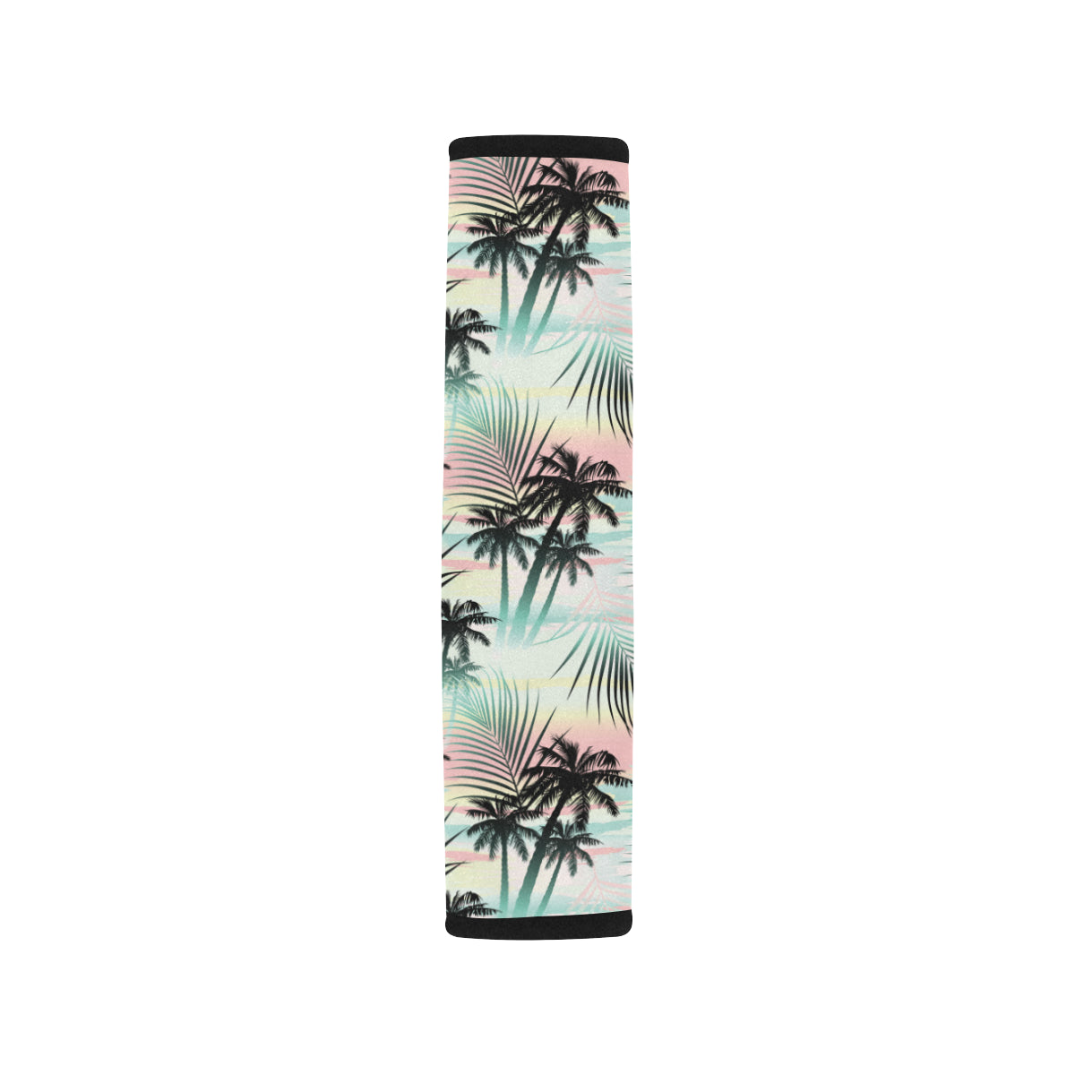 Palm Tree Pattern Print Design A03 Car Seat Belt Cover