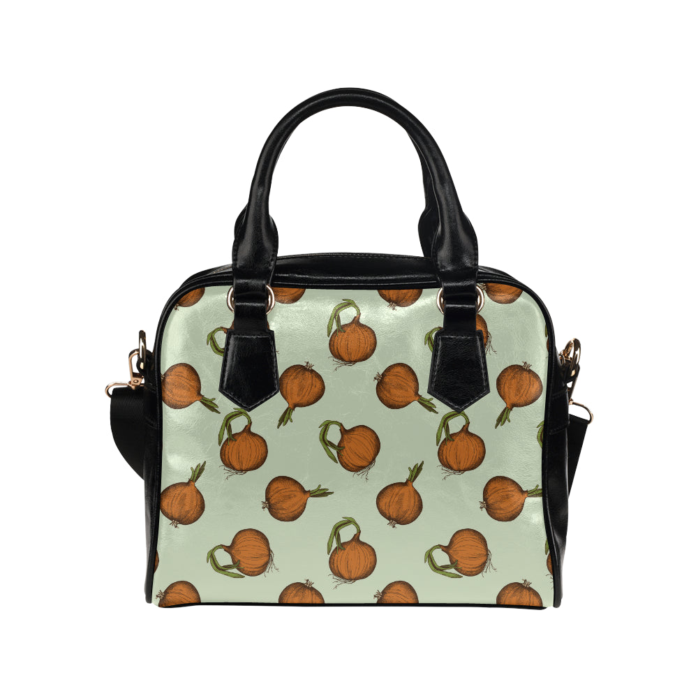 Onion Pattern Print Design A05 Shoulder Handbag