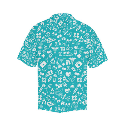 Medical Pattern Print Design 04 Men's Hawaiian Shirt