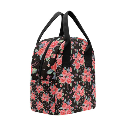 Camellia Pattern Print Design CM03 Insulated Lunch Bag