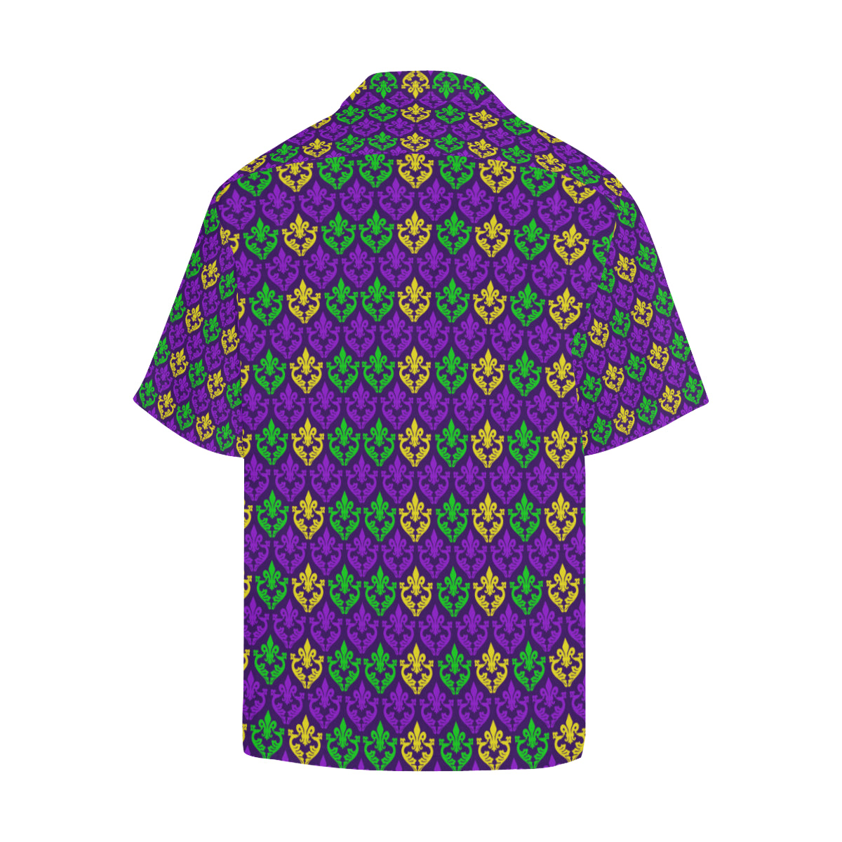 Mardi Gras Pattern Print Design 02 Men's Hawaiian Shirt