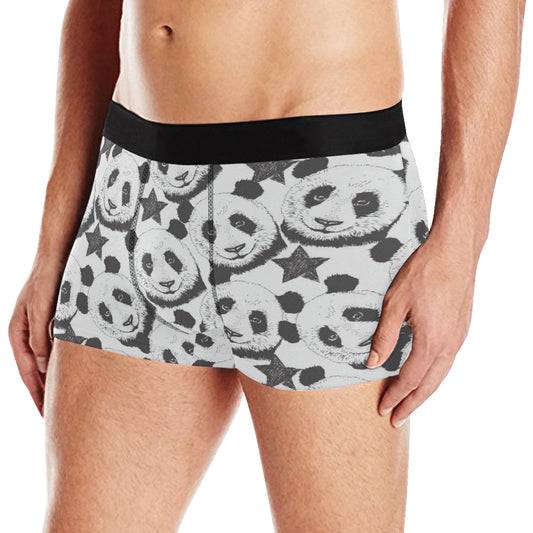 Panda Pattern Print Design A02 Men's Boxer Briefs