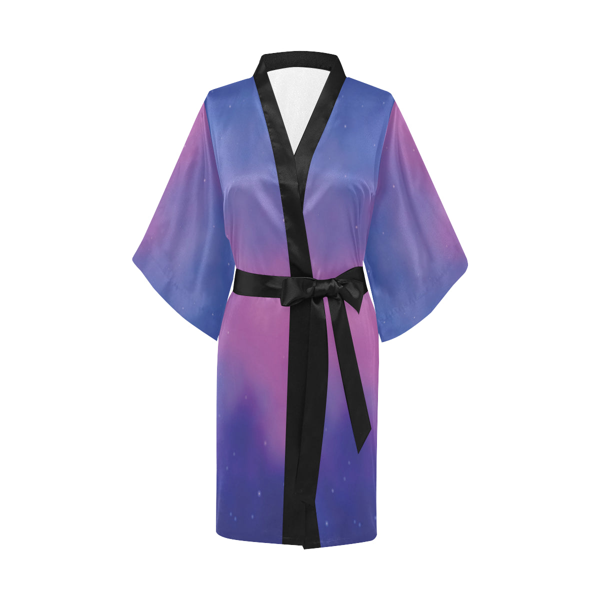 Nebula Pattern Print Design A05 Women's Short Kimono