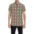 Aztec Pattern Print Design 01 Men's Short Sleeve Button Up Shirt