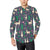 Llama Cactus Pattern Print Design 012 Men's Long Sleeve Shirt