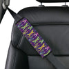 Dragonfly Neon Color Print Pattern Car Seat Belt Cover