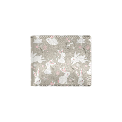 Rabbit Pattern Print Design RB03 Men's ID Card Wallet