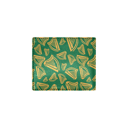 Harp Pattern Print Design 03 Men's ID Card Wallet