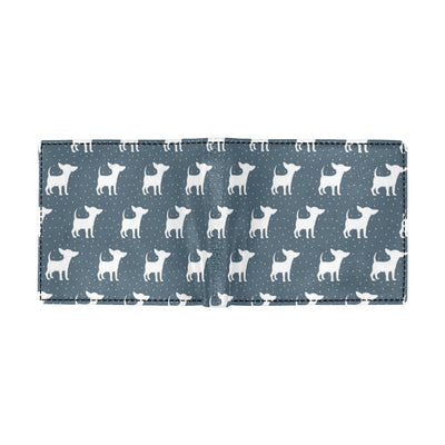 Chihuahua Pattern Print Design 03 Men's ID Card Wallet