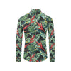 Bird Of Paradise Pattern Print Design BOP06 Men's Long Sleeve Shirt