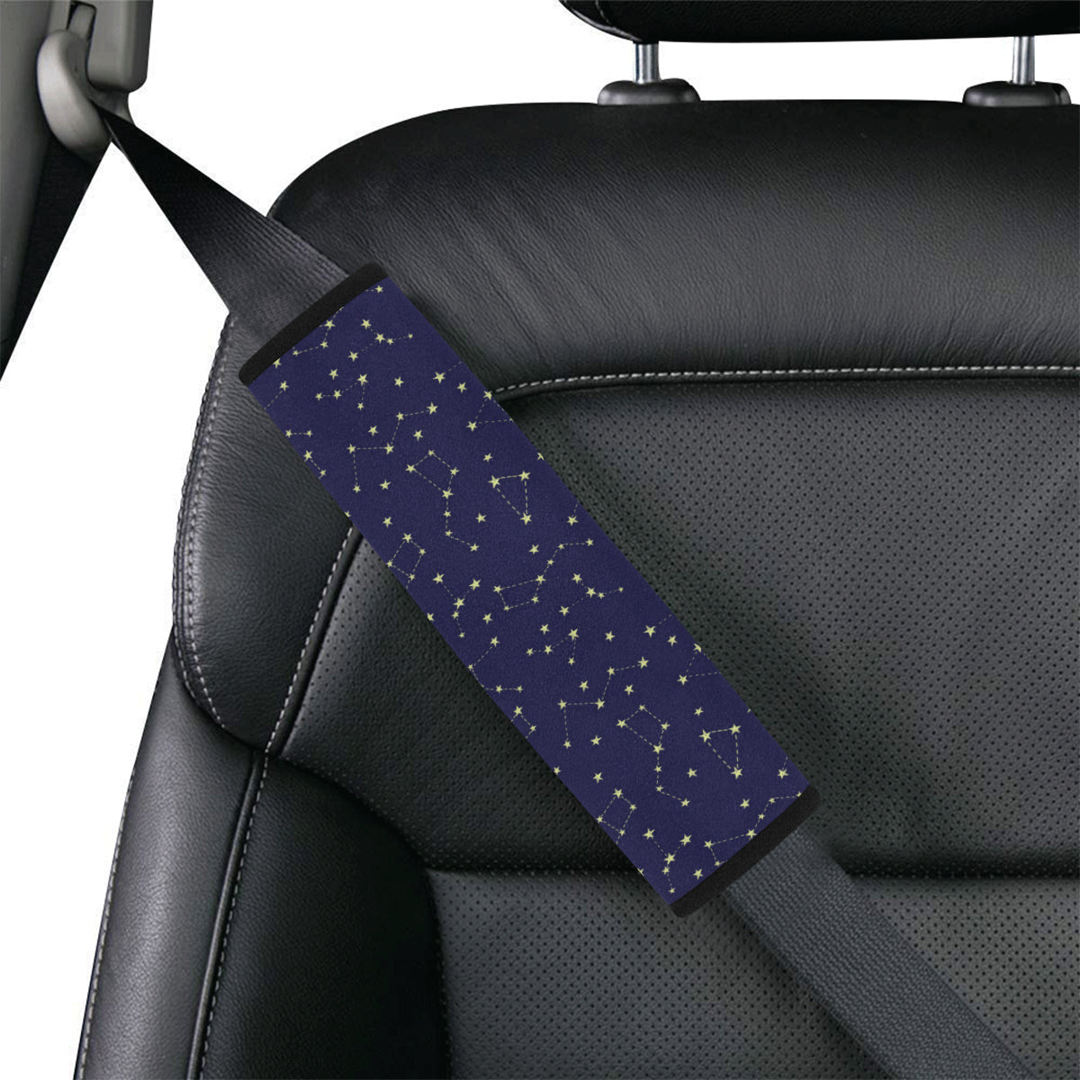 Constellation Pattern Print Design 02 Car Seat Belt Cover