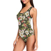 Apple blossom Pattern Print Design AB01 Women Swimsuit