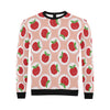 Apple Pattern Print Design AP08 Men Long Sleeve Sweatshirt