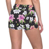 Lily Pattern Print Design LY02 Yoga Shorts