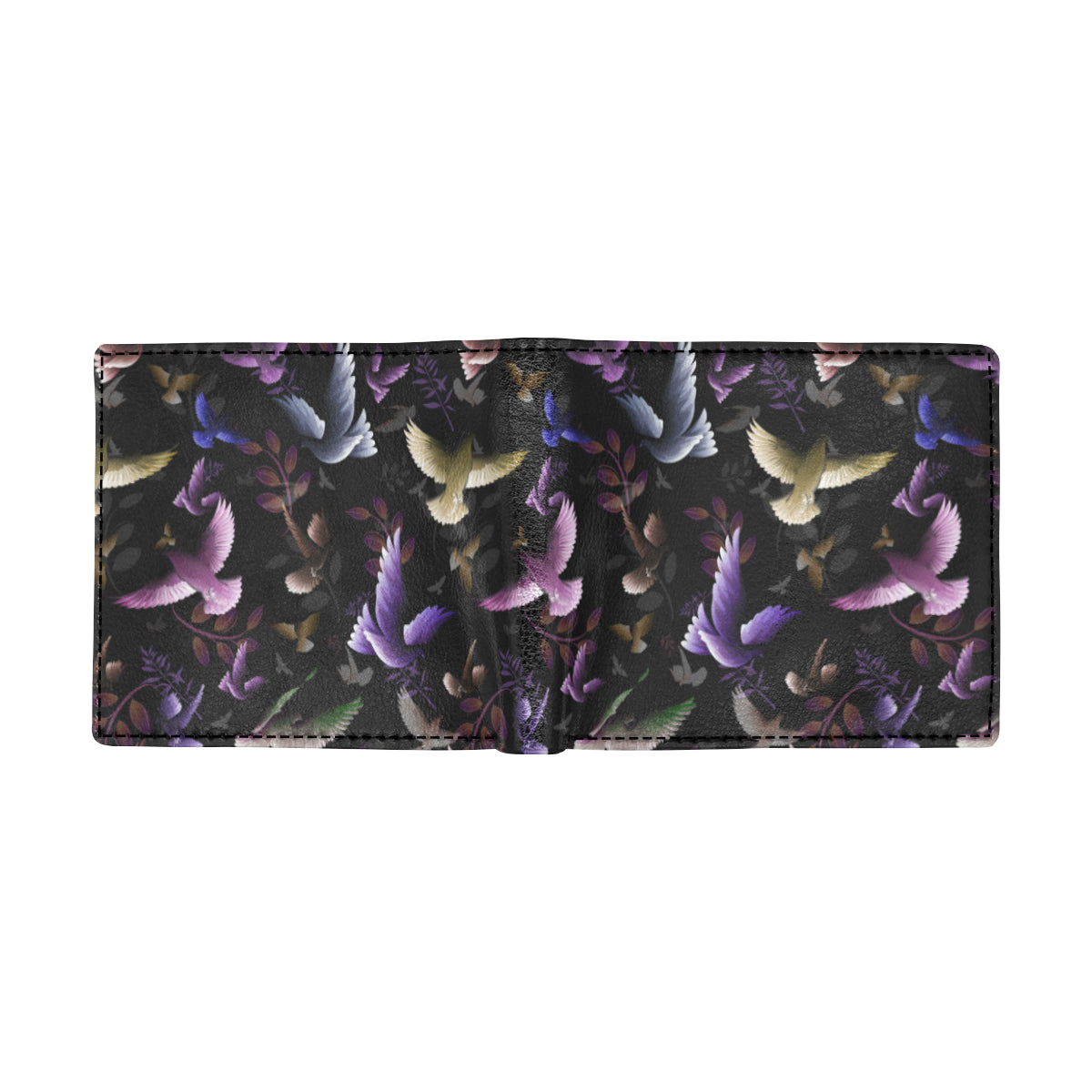 Pigeon Pattern Print Design 01 Men's ID Card Wallet