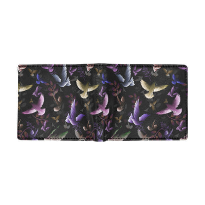 Pigeon Pattern Print Design 01 Men's ID Card Wallet