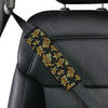 Gold Tribal Turtle Polynesian Themed Car Seat Belt Cover