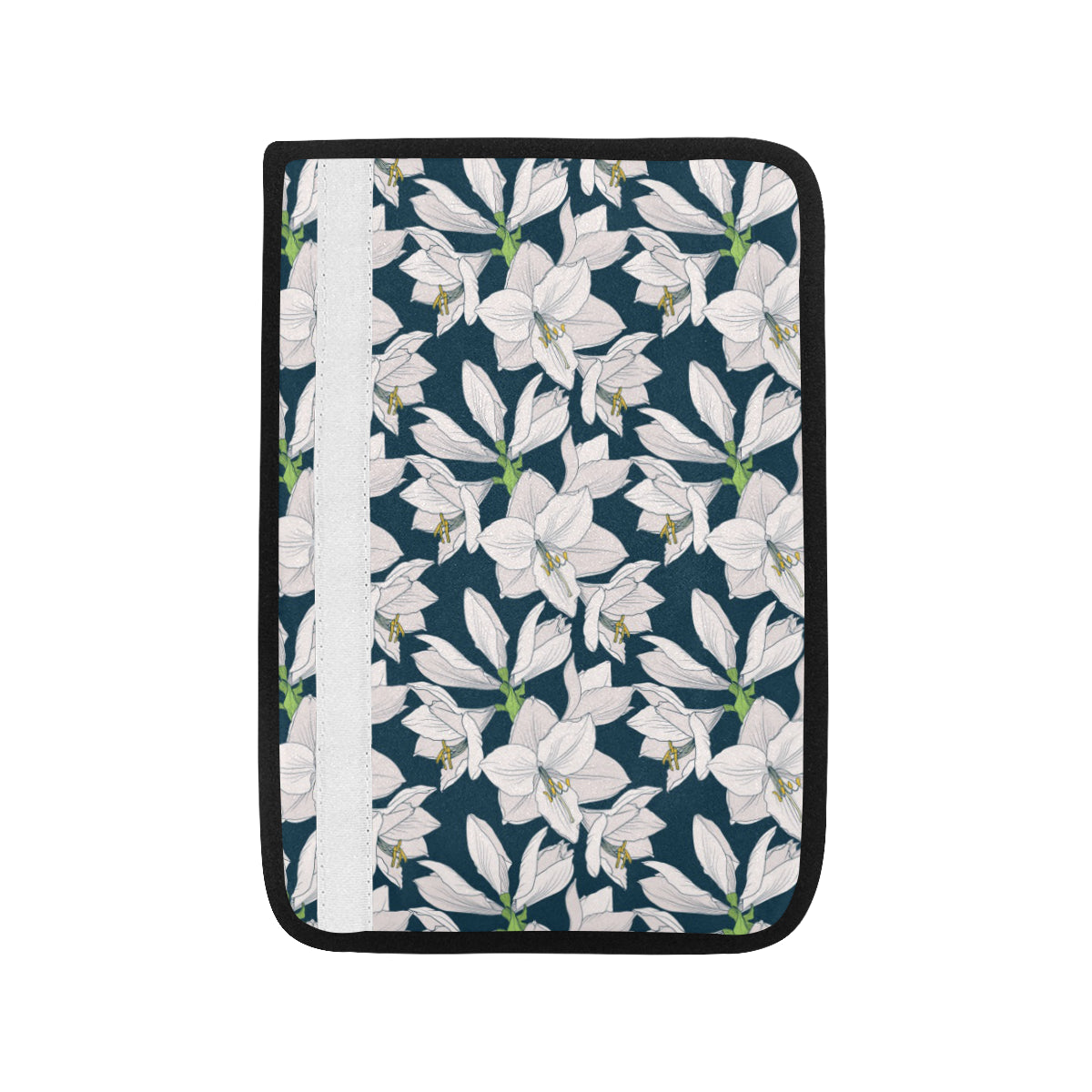 Amaryllis Pattern Print Design AL02 Car Seat Belt Cover