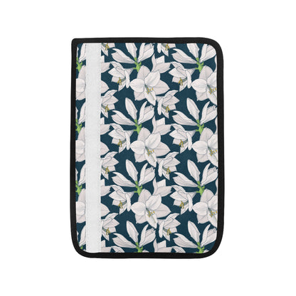 Amaryllis Pattern Print Design AL02 Car Seat Belt Cover