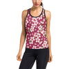 Cherry Blossom Pattern Print Design CB06 Women's Racerback Tank Top