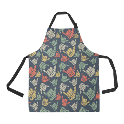 Surf Hand sign Apron with Pocket