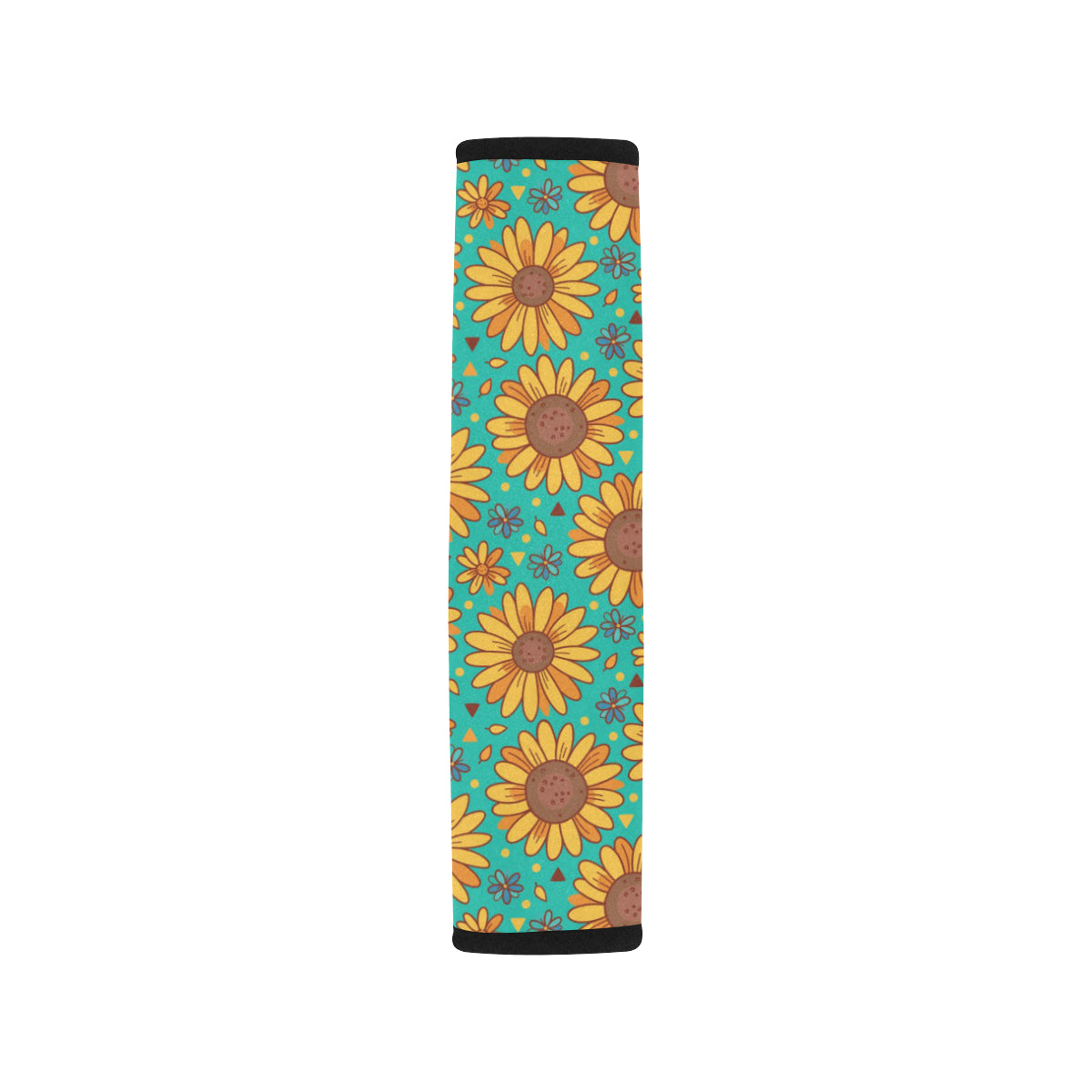 Sunflower Pattern Print Design SF013 Car Seat Belt Cover