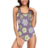 Anemone Pattern Print Design AM013 Women Swimsuit