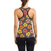 Hibiscus Pattern Print Design HB024 Women's Racerback Tank Top