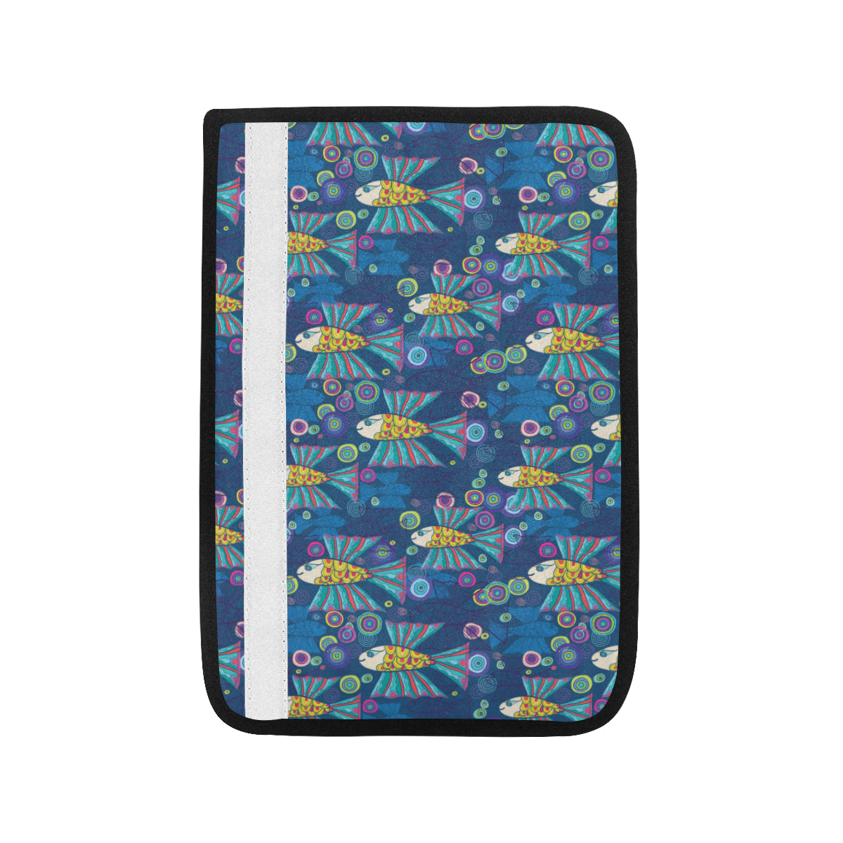 Flying Fish Pattern Print Design 01 Car Seat Belt Cover