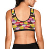 Cupcake Pattern Print Design CP02 Sports Bra