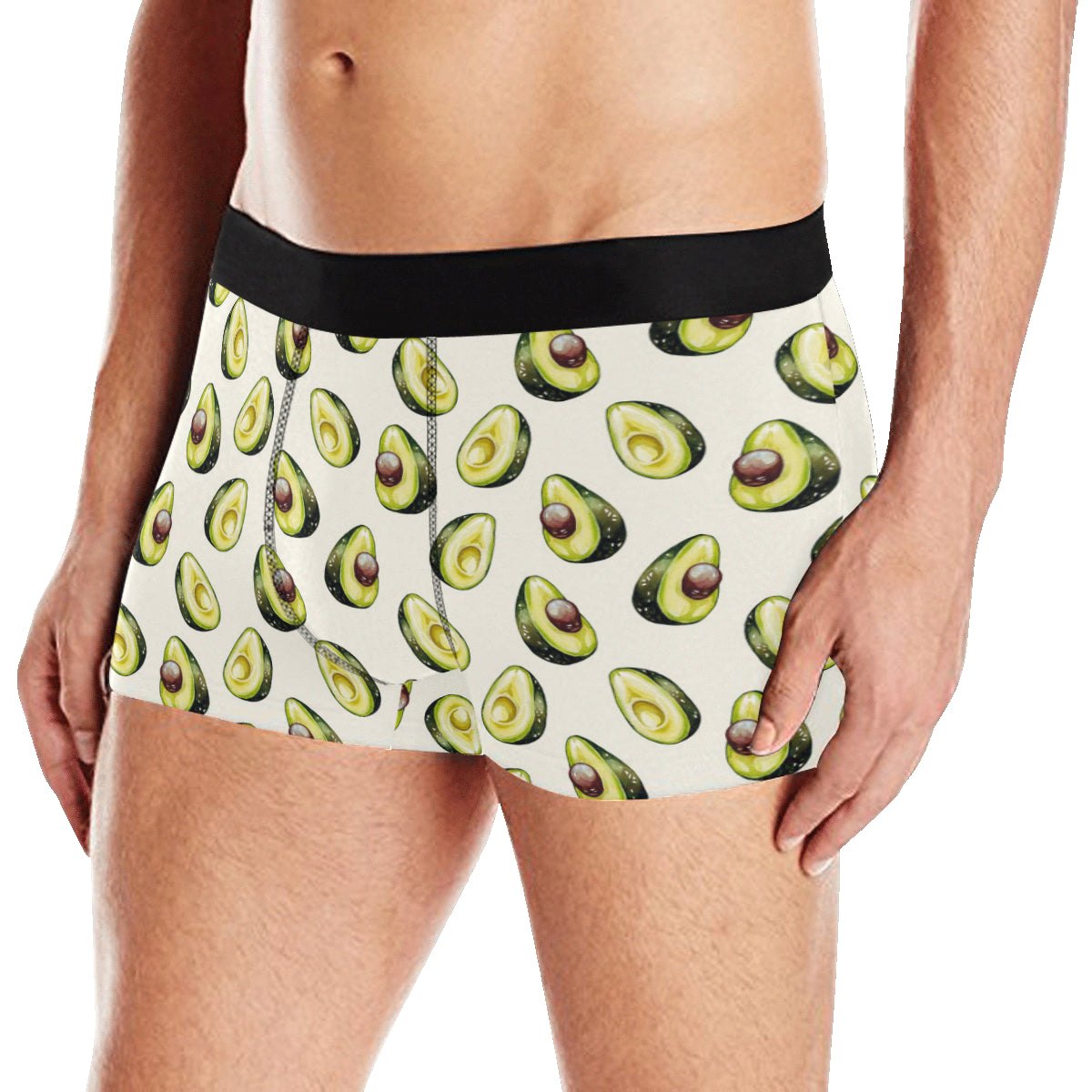 Avocado Pattern Print Design 01 Men's Boxer Briefs